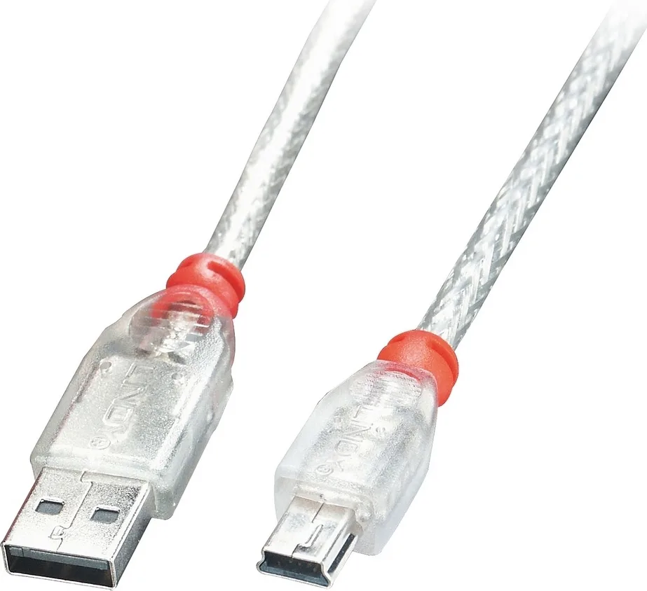 Lindy USB 2.0 Cable USB-A male - mini USB-B male 0.5m (41781) Lindy USB 2.0 Cable USB-A male - mini USB-B male 0.5m (41781) - Image 1