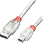 Lindy USB 2.0 Cable USB-A male - mini USB-B male 5m (41785)
