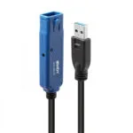 Lindy USB 3.0 Cable USB-A male - USB-A female Μαύρο 30m 43362