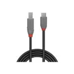 Lindy USB 3.2 Cable USB-C male - USB-B Μαύρο 2m 36667
