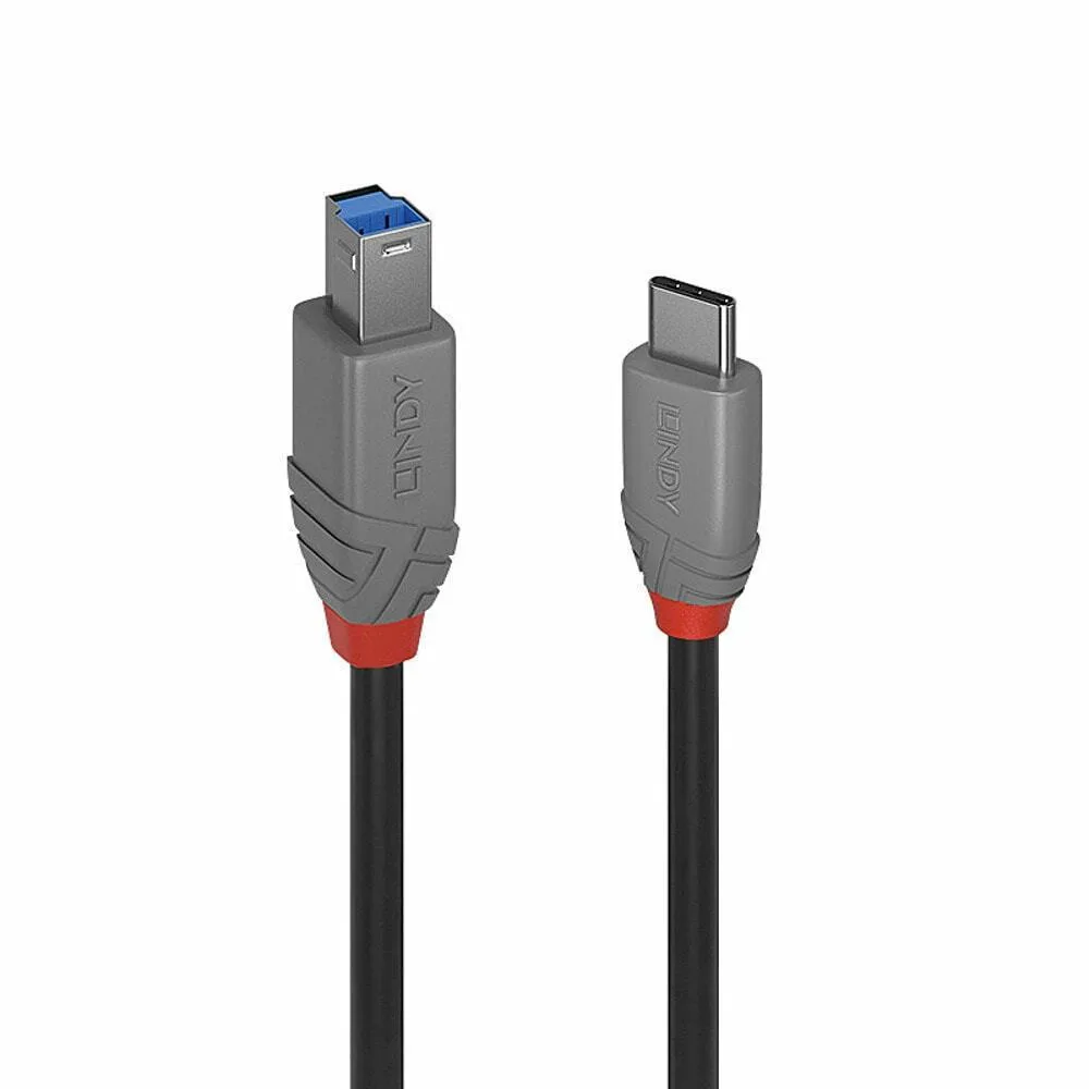 Lindy USB 3.2 Cable USB-C male - USB-B Μαύρο 3m 36668 Lindy USB 3.2 Cable USB-C male - USB-B Μαύρο 3m 36668 - Image 1