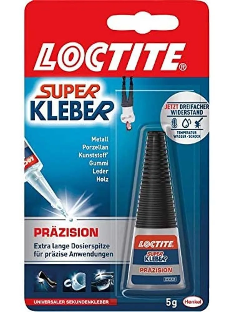 Loctite Precision Super Glue Instant Adhesive Precise Bonding Without Dripping Fast-drying Dishwasher-safe Liquid Glue 1 X 5 G Bottle Loctite Precision Super Glue Instant Adhesive Precise Bonding Without Dripping Fast-drying Dishwasher-safe Liquid Glue 1 X 5 G Bottle - Image 1