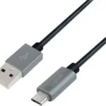 LogiLink Braided USB 2.0 to micro USB Cable Γκρι 1m (CU0132)