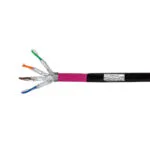 LogiLink Cat.7 (10Gbps) Καλώδιο Δικτύου Ethernet εξωτερικού χώρου χωρίς ακροδέκτες 100m Μαύρο CPV0082