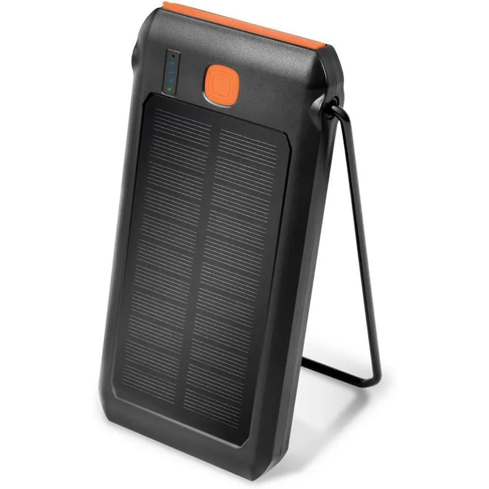 LogiLink Ηλιακό Power Bank 10000mAh Power Delivery Μαύρο LogiLink Ηλιακό Power Bank 10000mAh Power Delivery Μαύρο - Image 1
