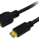 LogiLink CH0021 HDMI 1.4 High Speed 1080p 120Hz Cable HDMI male - mini HDMI male 1m Μαύρο CH0021