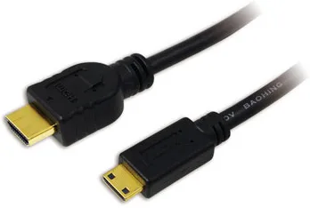 LogiLink CH0021 HDMI 1.4 High Speed 1080p 120Hz Cable HDMI male - mini HDMI male 1m Μαύρο CH0021 LogiLink CH0021 HDMI 1.4 High Speed 1080p 120Hz Cable HDMI male - mini HDMI male 1m Μαύρο CH0021 - Image 1