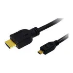 LogiLink CH0030 HDMI 1.4 High Speed 1080p 120Hz Cable HDMI male - micro HDMI male 1m Μαύρο CH0030