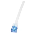 LogiLink Flat U/UTP Cat.6 (Gigabit) Καλώδιο Δικτύου Ethernet 3m Λευκό CF2061U