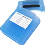 LogiLink HDD Protection Box for 2x 2.5" HDDs Blue