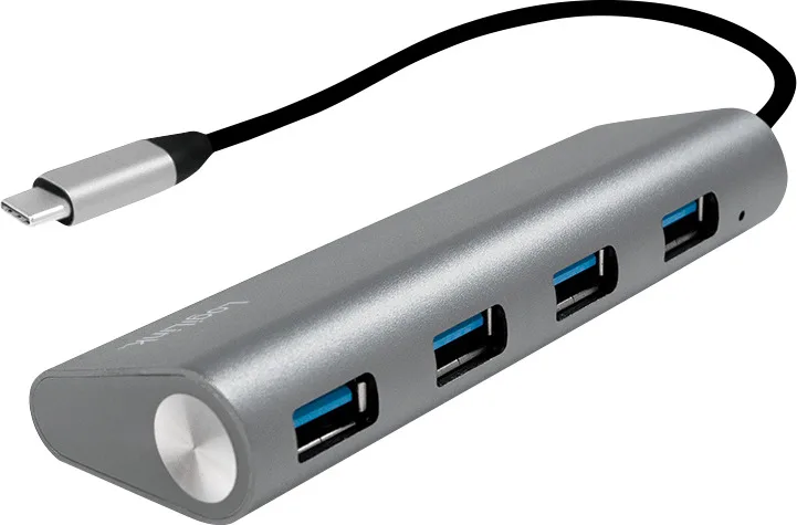 LogiLink Hub 4 Θυρών USB 3.1 με σύνδεση USB-C Γκρι UA0309 LogiLink Hub 4 Θυρών USB 3.1 με σύνδεση USB-C Γκρι UA0309 - Image 1