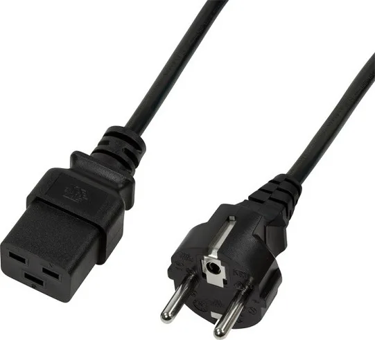 LogiLink IEC C19 - Schuko Cable 1.8m Μαύρο CP152 LogiLink IEC C19 - Schuko Cable 1.8m Μαύρο CP152 - Image 1