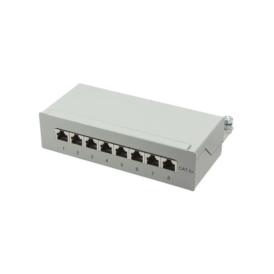 LogiLink Patch Panel για Rack 1U 8 Θυρών cat6a Γκρι NP0018 LogiLink Patch Panel για Rack 1U 8 Θυρών cat6a Γκρι NP0018 - Image 1