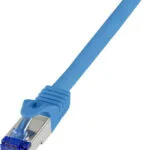 LogiLink S/FTP Cat.6a (Gigabit) Καλώδιο Δικτύου Ethernet 0.25m Μπλε C6A016S