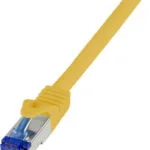 LogiLink S/FTP Cat.6a (Gigabit) Καλώδιο Δικτύου Ethernet 1m Κίτρινο C6A037S