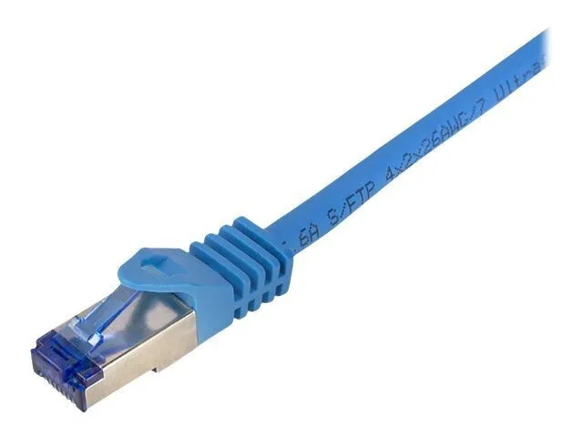 LogiLink S/FTP Cat.6a (Gigabit) Καλώδιο Δικτύου Ethernet 2m Μπλε C6A056S LogiLink S/FTP Cat.6a (Gigabit) Καλώδιο Δικτύου Ethernet 2m Μπλε C6A056S - Image 1