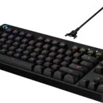 Logitech G Pro Gaming Μηχανικό Πληκτρολόγιο Tenkeyless με GX Blue διακόπτες και RGB φωτισμό (Αγγλικό US)
