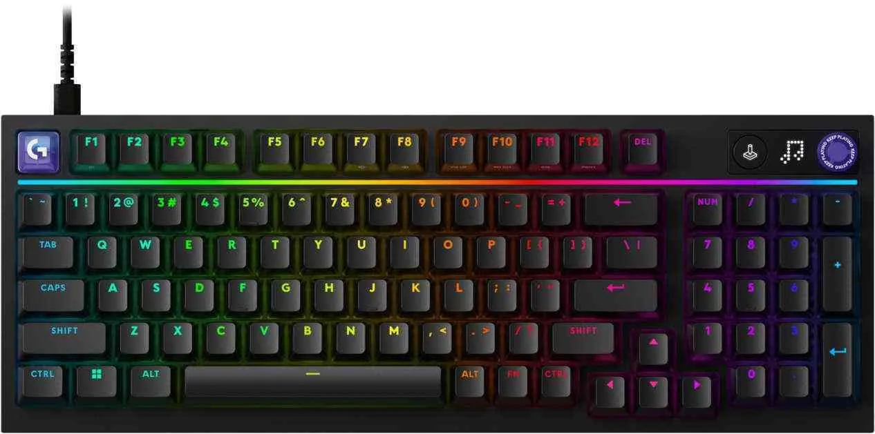 Logitech G316 X 98 Gaming Μηχανικό Πληκτρολόγιο με RGB φωτισμό (Αγγλικό US) Logitech G316 X 98 Gaming Μηχανικό Πληκτρολόγιο με RGB φωτισμό (Αγγλικό US) - Image 1