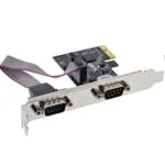 Longshine Κάρτα PCIe σε 2 θύρες RS232 DB9 Serial LCS-6321M