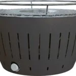 LotusGrill G34 Ανοξείδωτη Φορητή Ψησταριά Κάρβουνου 32x32εκ. G-AN-34 Anthracite Grey