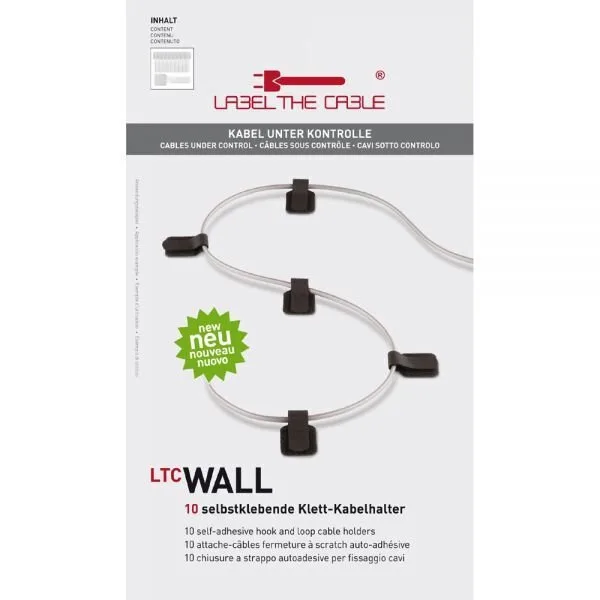 LTC Audio Clips Οργάνωσης Καλωδίων 10τμχ Λευκό LTC Audio Clips Οργάνωσης Καλωδίων 10τμχ Λευκό - Image 1