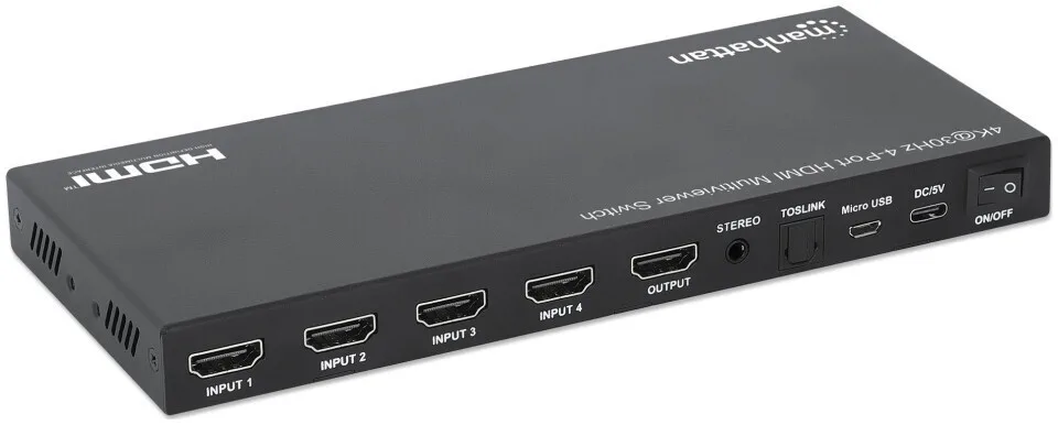 Manhattan 208406 Hdmi Διακόπτης Βίντεο Manhattan 208406 Hdmi Διακόπτης Βίντεο - Image 1