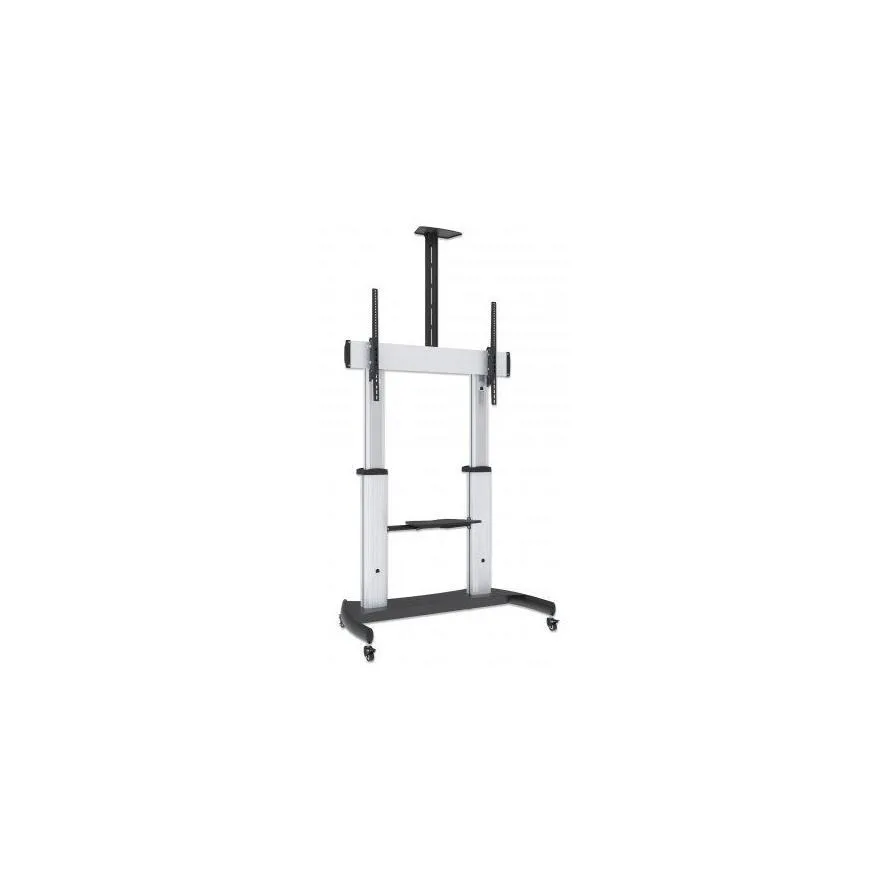 Manhattan Aluminum Heavy-Duty Height-Adjustable Multimedia Βάση Τηλεόρασης Δαπέδου έως 100" και 100kg Manhattan Aluminum Heavy-Duty Height-Adjustable Multimedia Βάση Τηλεόρασης Δαπέδου έως 100" και 100kg - Image 1