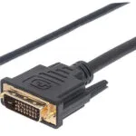 Manhattan Cable DVI-D male - DisplayPort male 1.8m Μαύρο (152150)