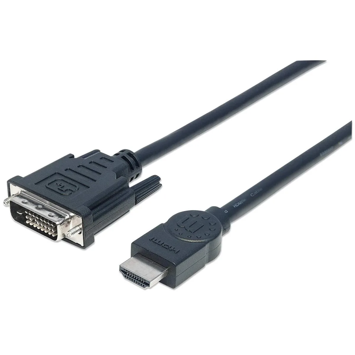 Manhattan Cable DVI-D male - HDMI male 3m (372510) Manhattan Cable DVI-D male - HDMI male 3m (372510) - Image 1