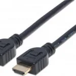 Manhattan Cable HDMI 2.0 Premium High Speed 4K 60Hz HDR Cable HDMI male - HDMI male 5m Μαύρο 353953