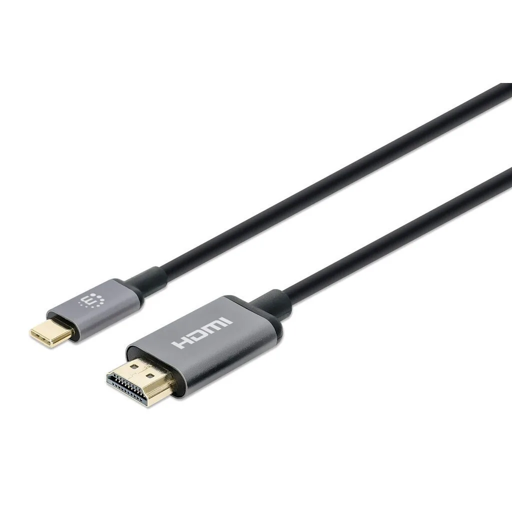 Manhattan Cable HDMI male - HDMI male 1m Μαύρο 153591 Manhattan Cable HDMI male - HDMI male 1m Μαύρο 153591 - Image 1