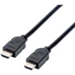 Manhattan Cable HDMI male - HDMI male 1m Μαύρο 308816