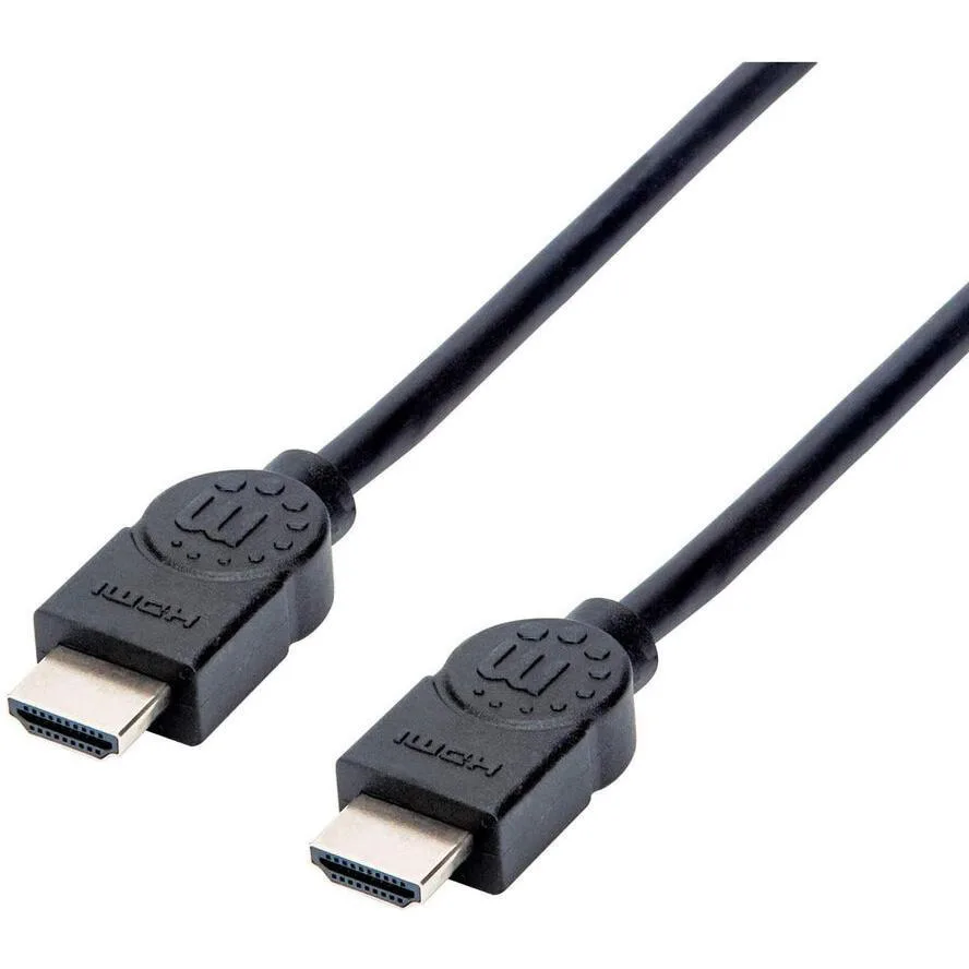 Manhattan Cable HDMI male - HDMI male 1m Μαύρο 308816 Manhattan Cable HDMI male - HDMI male 1m Μαύρο 308816 - Image 1