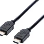 Manhattan Cable HDMI male - HDMI male 1m Μαύρο 355308