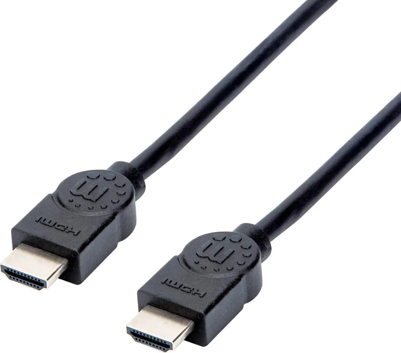 Manhattan Cable HDMI male - HDMI male 1m Μαύρο 355308 Manhattan Cable HDMI male - HDMI male 1m Μαύρο 355308 - Image 1