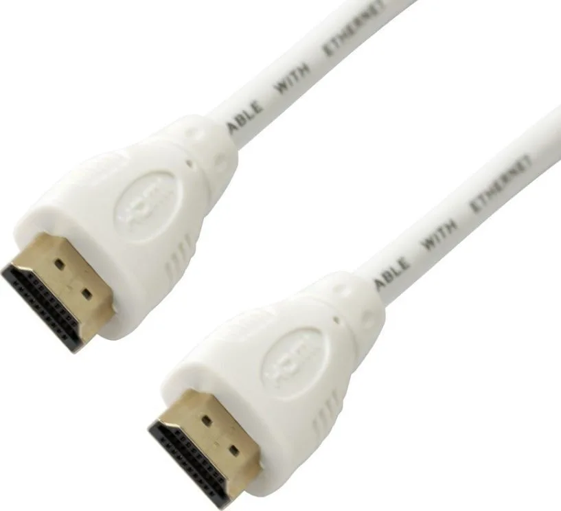 Manhattan Cable HDMI male - HDMI male 3m Λευκό Manhattan Cable HDMI male - HDMI male 3m Λευκό - Image 1