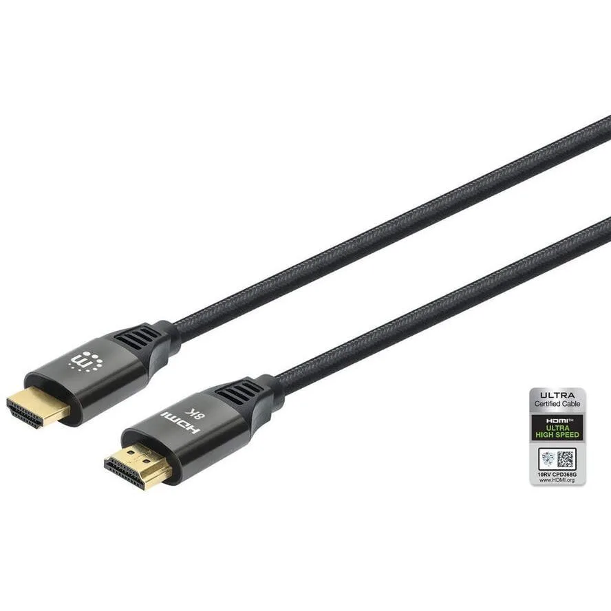 Manhattan Cable HDMI male - HDMI male 3m Μαύρο 355957 Manhattan Cable HDMI male - HDMI male 3m Μαύρο 355957 - Image 1