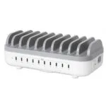 Manhattan Βάση Φόρτισης με 10 Θύρες USB-C 200W Power Delivery σε Λευκό χρώμα (102766)
