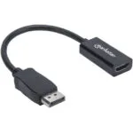 Manhattan Μετατροπέας DisplayPort male σε HDMI female 1τμχ 151634