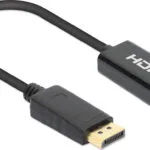 Manhattan Μετατροπέας DisplayPort male σε HDMI female 1τμχ 153713