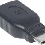 Manhattan Μετατροπέας USB-A female σε USB-C male (354646)