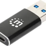 Manhattan Μετατροπέας USB-A male σε USB-C female 1τμχ 153980