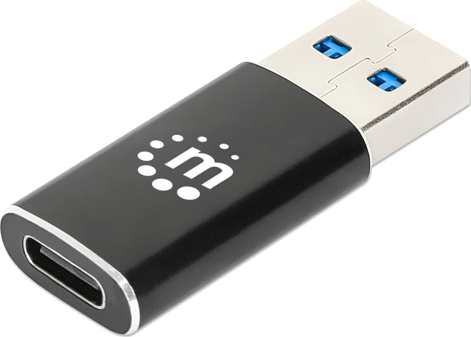 Manhattan Μετατροπέας USB-A male σε USB-C female 1τμχ 153980 Manhattan Μετατροπέας USB-A male σε USB-C female 1τμχ 153980 - Image 1