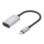 Manhattan Μετατροπέας USB-C male σε HDMI female Γκρι 1τμχ (153973)