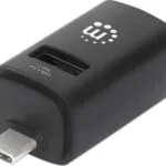 Manhattan Μετατροπέας USB-C male σε USB-A male 1τμχ 180993
