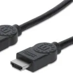 Manhattan HDMI 1.4 High Speed 1080p 120Hz Cable HDMI male - HDMI male 1m Μαύρο 323192