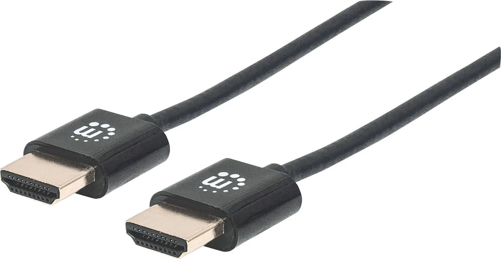 Manhattan HDMI 1.4 High Speed 1080p 120Hz Cable HDMI male - HDMI male 1m Μαύρο 394352 Manhattan HDMI 1.4 High Speed 1080p 120Hz Cable HDMI male - HDMI male 1m Μαύρο 394352 - Image 1