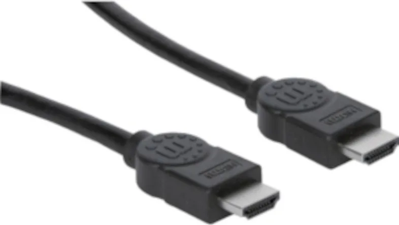 Manhattan HDMI 1.4 High Speed 1080p 120Hz Cable HDMI male - HDMI male 3m Μαύρο 306126 Manhattan HDMI 1.4 High Speed 1080p 120Hz Cable HDMI male - HDMI male 3m Μαύρο 306126 - Image 1