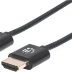 Manhattan HDMI 1.4 High Speed 1080p 120Hz Cable HDMI male - HDMI male 3m Μαύρο 394376