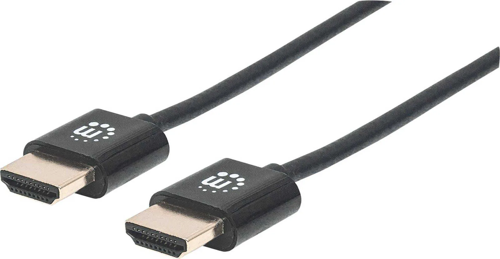 Manhattan HDMI 1.4 High Speed 1080p 120Hz Cable HDMI male - HDMI male 3m Μαύρο 394376 Manhattan HDMI 1.4 High Speed 1080p 120Hz Cable HDMI male - HDMI male 3m Μαύρο 394376 - Image 1